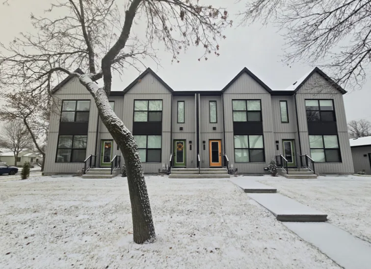 Completed multi-unit residential project engineered by Oasis Engineering