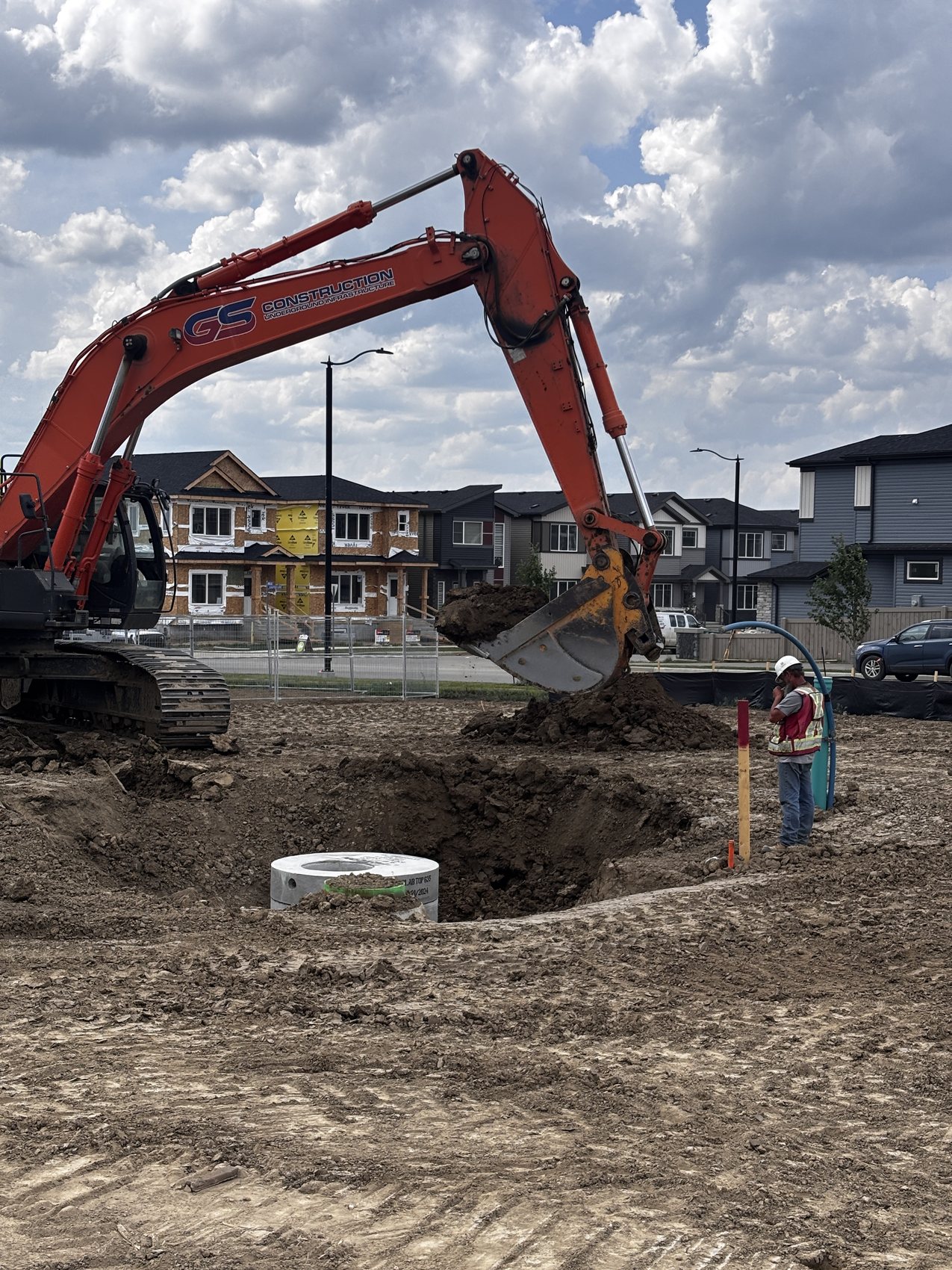 Land development excavation Edmonton Alberta