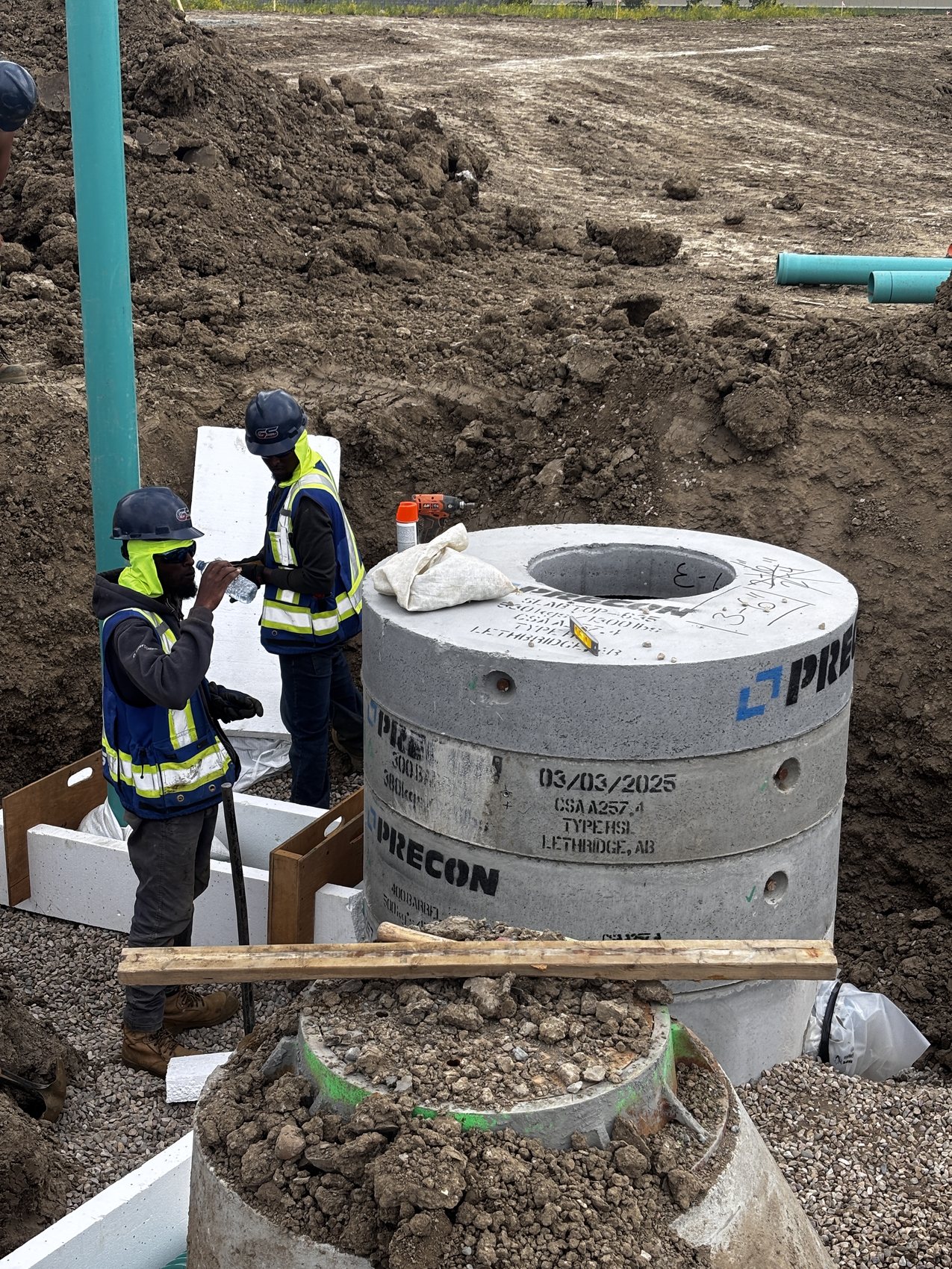 Civil engineering utility installation Edmonton