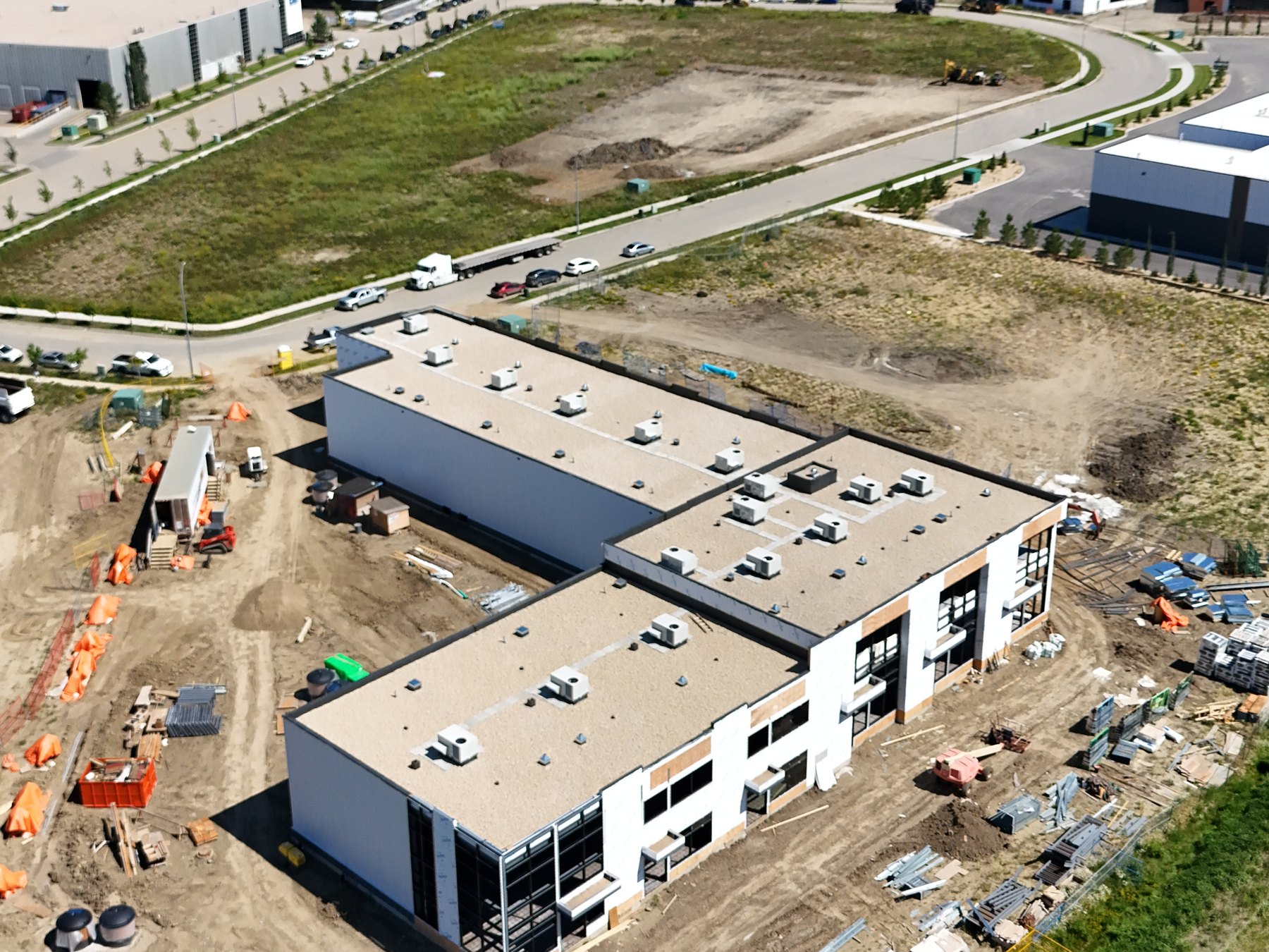 Commercial industrial building in Edmonton